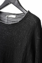 Load image into Gallery viewer, daub REGULAR FIT L/S KNIT &amp; SEWN / KNOTTING DOUBLE FACE (BLACK)