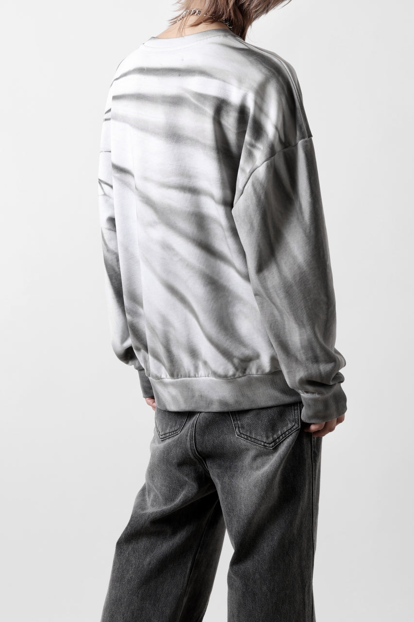 Feng Chen Wang TIE-DYED SWEATSHIRT (GREY/WHITE)