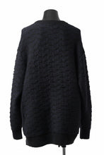 画像をギャラリービューアに読み込む, D-VEC TW D-JACQUARD KNIT SWEATER / WATER REPELLENT (NIGHT SEA BLACK)