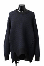 画像をギャラリービューアに読み込む, D-VEC TW D-JACQUARD KNIT SWEATER / WATER REPELLENT (NIGHT SEA BLACK)