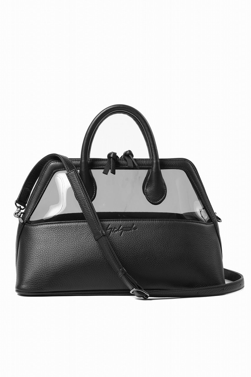 discord Yohji Yamamoto PVC SHOULDER BAG / SHRINK COW LEATHER