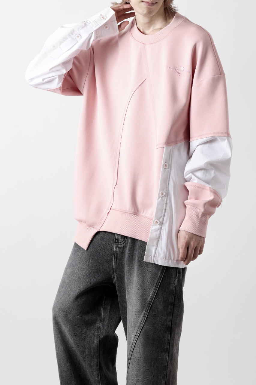 Feng Chen Wang MULTIPLE PANELLED SWEATER (PINK)