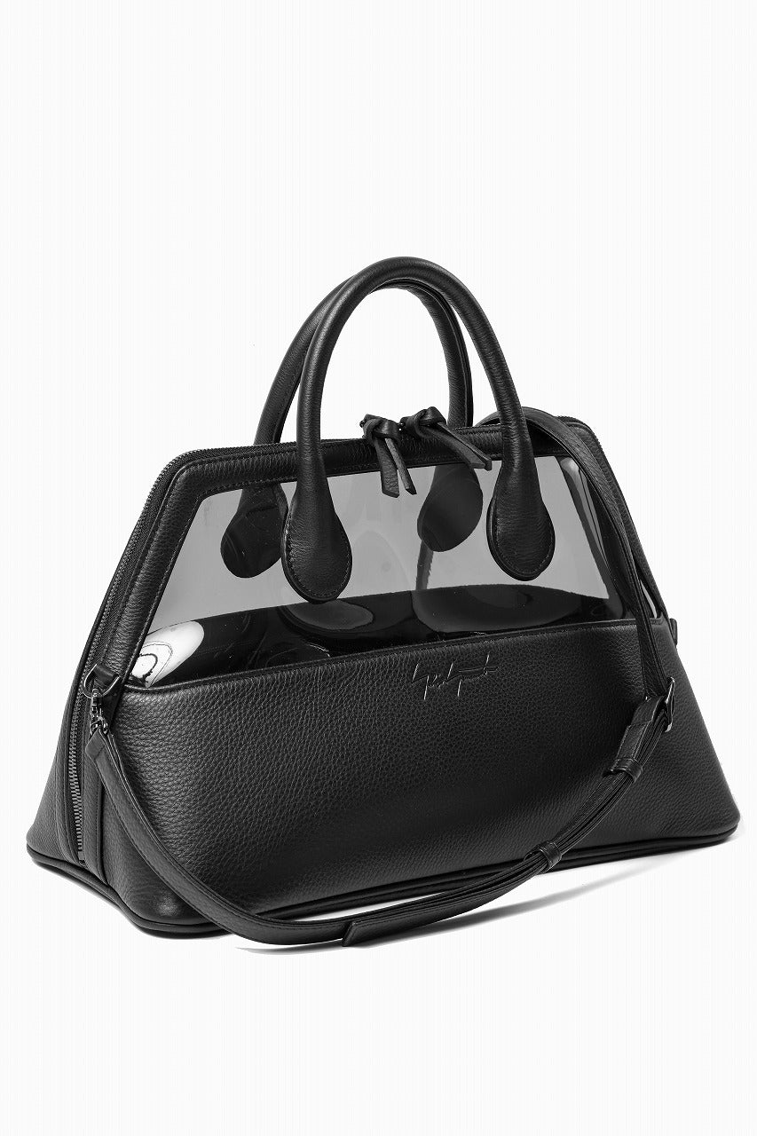 discord Yohji Yamamoto PVC SHOULDER BAG / SHRINK COW LEATHER