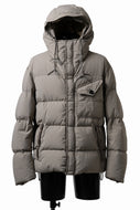 Ten c SURVIVAL DOWN JACKET / GARMENT DYED (ASH GRAY)