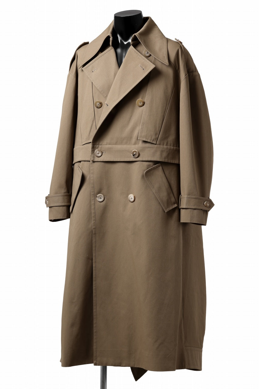 Feng Chen Wang DETACHABLE TRENCH COAT (KHAKI)の商品ページ | フェン 