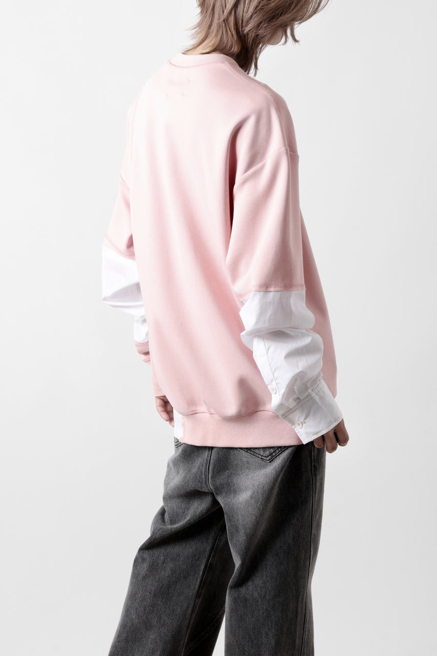 Feng Chen Wang MULTIPLE PANELLED SWEATER (PINK)