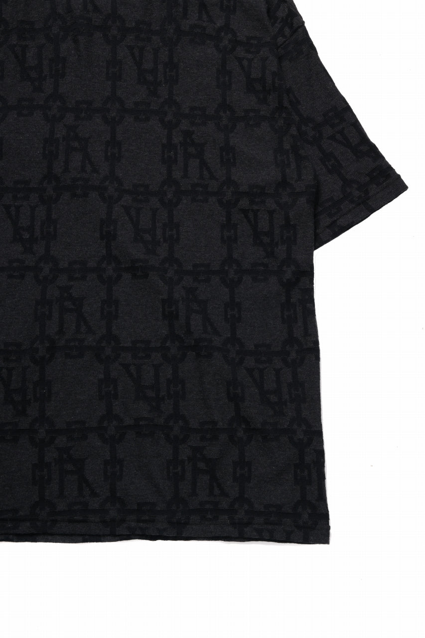A.F ARTEFACT JACGURD JUMBO TEE (BLACK x DARK GREY)