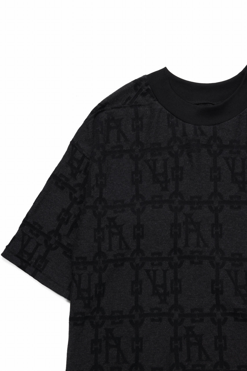 A.F ARTEFACT JACGURD JUMBO TEE (BLACK x DARK GREY)