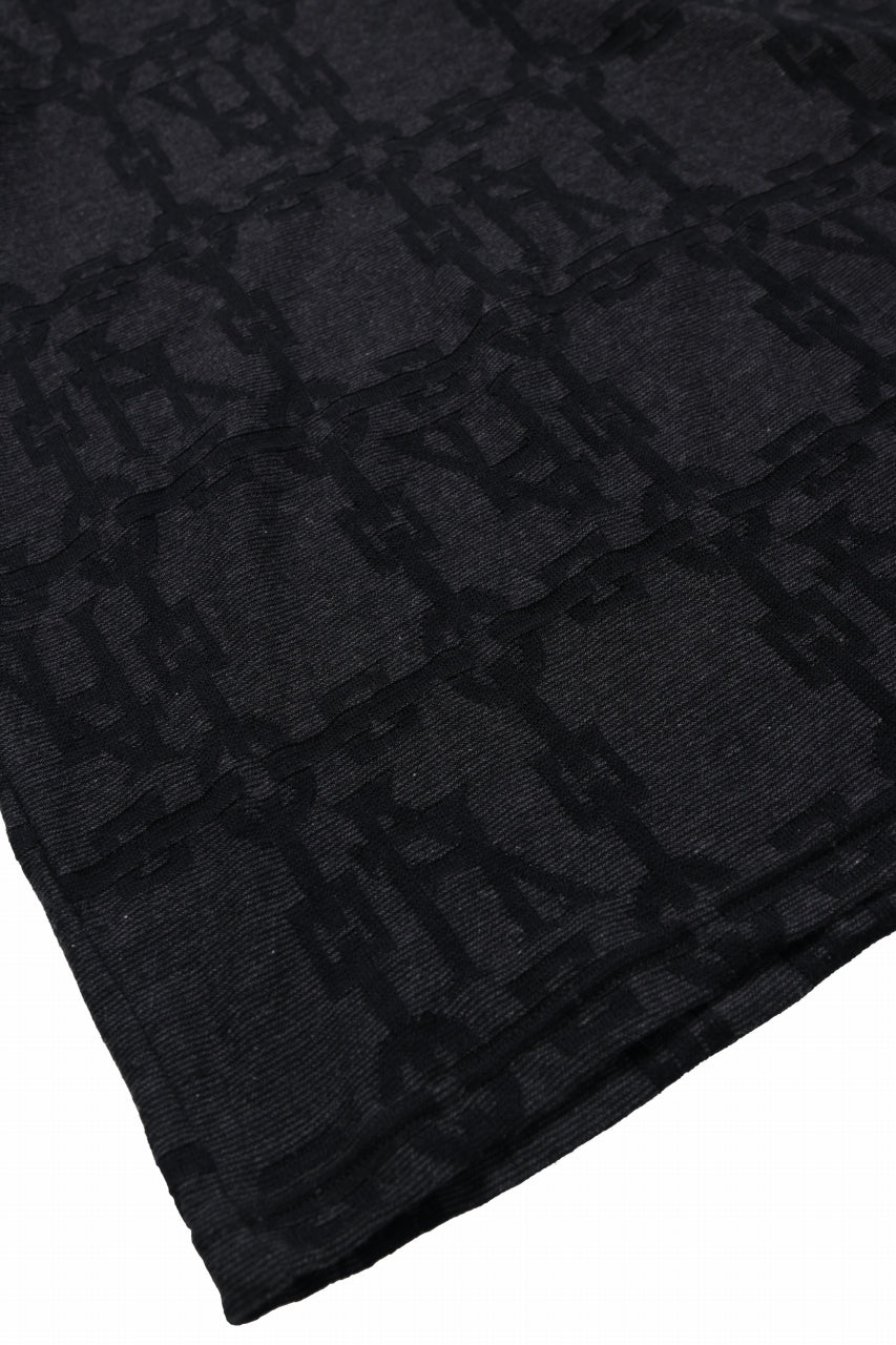 A.F ARTEFACT JACGURD JUMBO TEE (BLACK x DARK GREY)