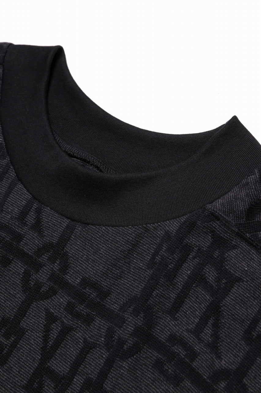 A.F ARTEFACT JACGURD JUMBO TEE (BLACK x DARK GREY)