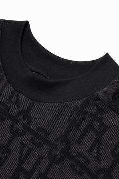 画像をギャラリービューアに読み込む, A.F ARTEFACT JACGURD JUMBO TEE (BLACK x DARK GREY)