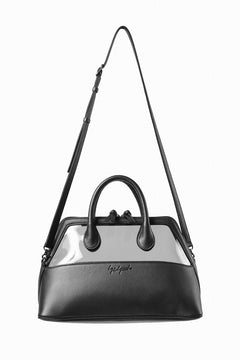 画像をギャラリービューアに読み込む, discord Yohji Yamamoto PVC SHOULDER BAG / SHRINK COW LEATHER (BLACK)