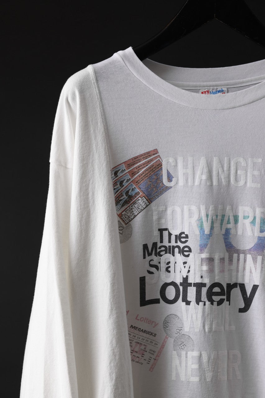 CHANGES exclusive VINTAGE REMAKE L/S TOPS (MULTI WHITE #A)
