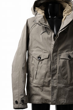 Load image into Gallery viewer, Ten c TEMPEST ANORAK JACKET / GARMENT DYED (ASH GRAY)