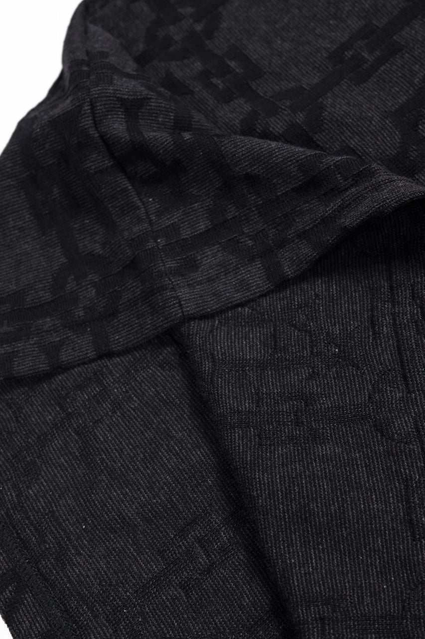 A.F ARTEFACT JACGURD JUMBO TEE (BLACK x DARK GREY)
