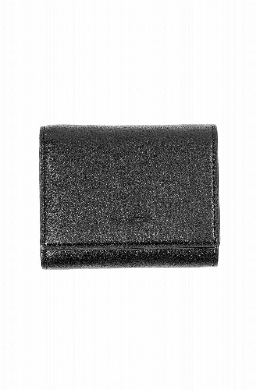 discord Yohji Yamamoto 三つ折り財布 discord Yohji Yamamoto TRI-FOLD COMPACT WALLET / SOFT SHRINK COW