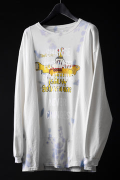 画像をギャラリービューアに読み込む, CHANGES exclusive VINTAGE REMAKE L/S TOPS (MULTI WHITE #B)