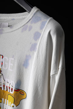 画像をギャラリービューアに読み込む, CHANGES exclusive VINTAGE REMAKE L/S TOPS (MULTI WHITE #B)