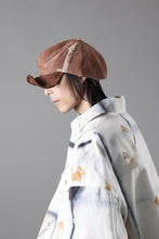 Load image into Gallery viewer, ierib Casquette Cap / Vintage SAKABUKURO x Lamb Suede Leather (BROWN #B)