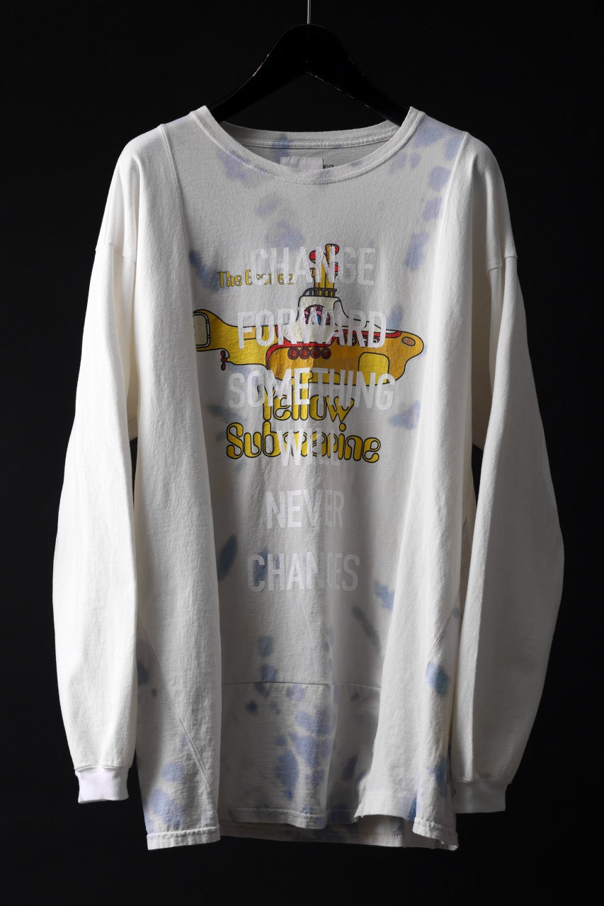 画像をギャラリービューアに読み込む, CHANGES exclusive VINTAGE REMAKE L/S TOPS (MULTI WHITE #B)