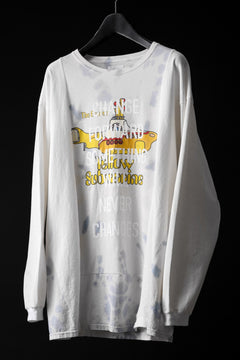 画像をギャラリービューアに読み込む, CHANGES exclusive VINTAGE REMAKE L/S TOPS (MULTI WHITE #B)