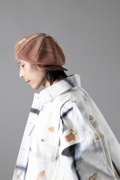 Load image into Gallery viewer, ierib Casquette Cap / Vintage SAKABUKURO x Lamb Suede Leather (BROWN #B)