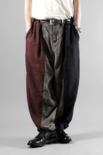 画像をギャラリービューアに読み込む, Aleksandr Manamis TRICOLORE BUCKLE PANT / GARMENT DYED (TRICOLORE)