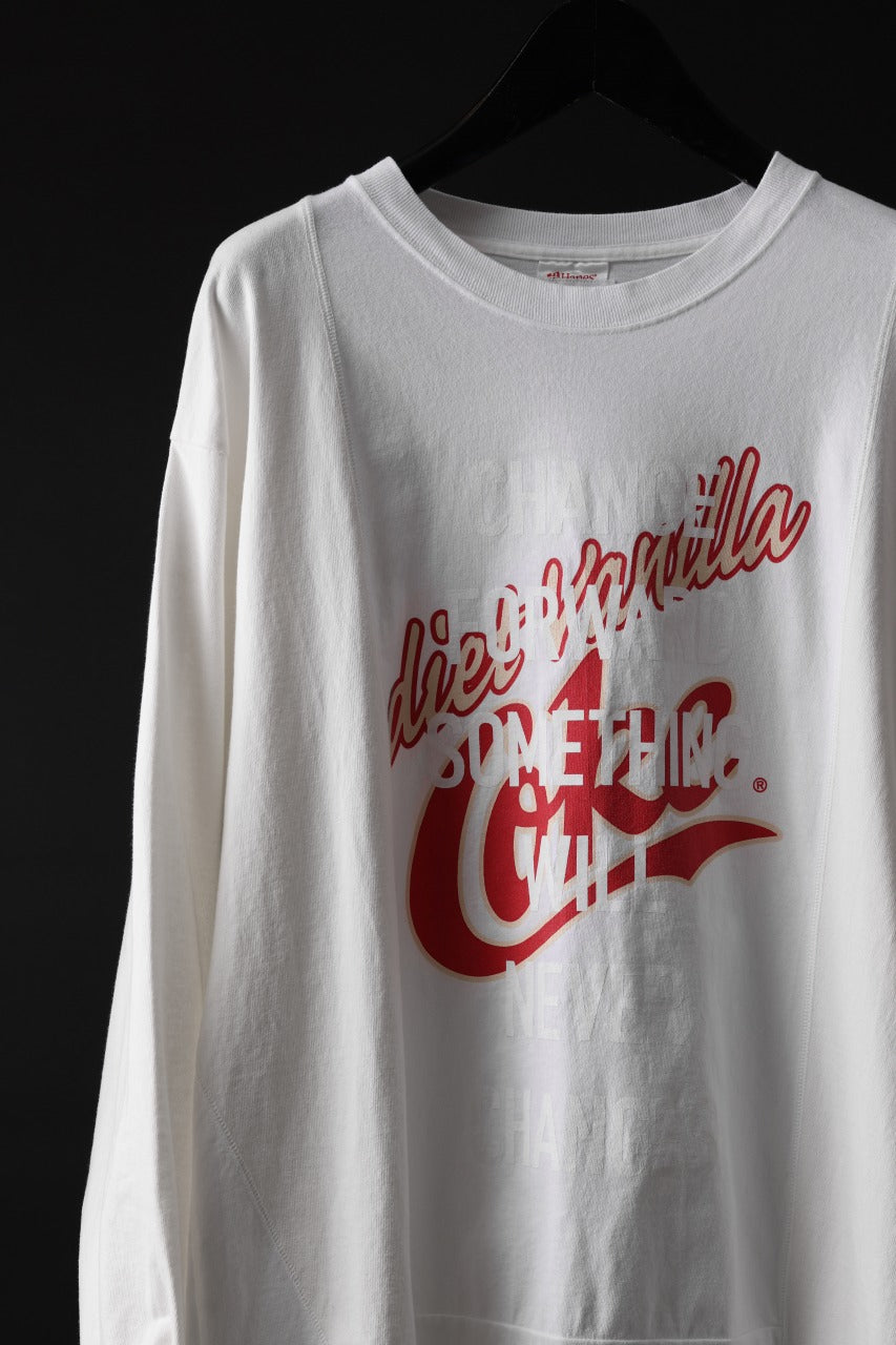 画像をギャラリービューアに読み込む, CHANGES exclusive VINTAGE REMAKE L/S TOPS (MULTI WHITE #D)