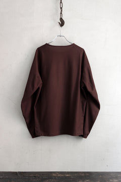 画像をギャラリービューアに読み込む, OPPOSE DUALITY ERGONOMIC LS T-SHIRTS / COOLMAX DRY JERSEY (BURGUNDY)