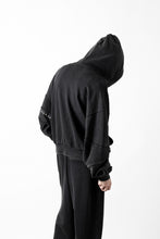 画像をギャラリービューアに読み込む, Feng Chen Wang PANELLED FULL ZIP HOODIE (BLACK)