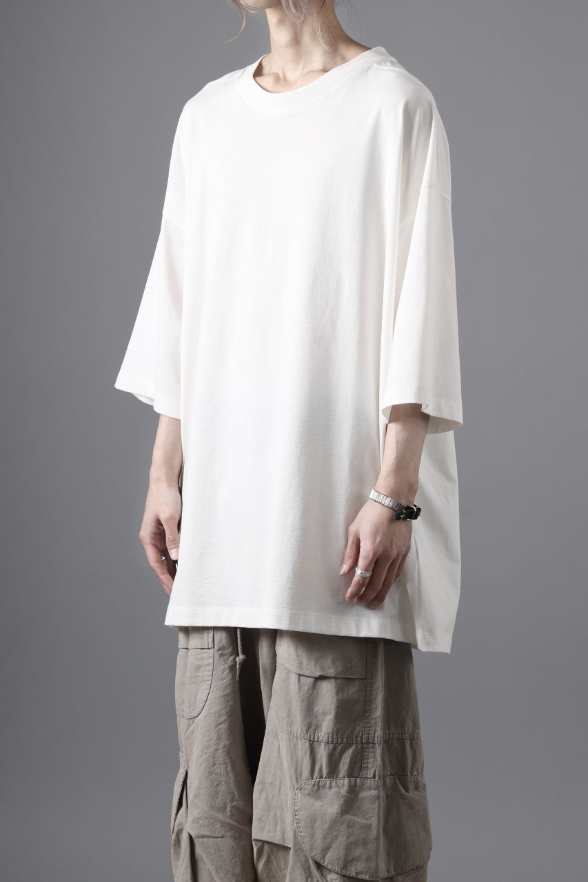 Load image into Gallery viewer, thom/krom RELAXED FIT SHORT SLEEVE TEE / COTTON JERSEY (CREAM)