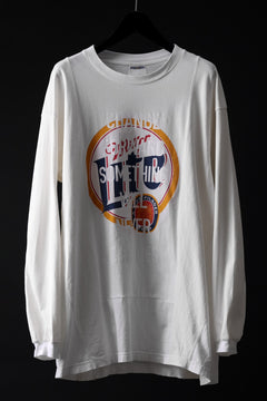 Load image into Gallery viewer, CHANGES exclusive VINTAGE REMAKE L/S TOPS (MULTI WHITE #F)