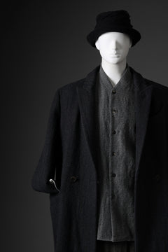 画像をギャラリービューアに読み込む, forme d&#39;expression Double Breasted Long Coat (Dark)