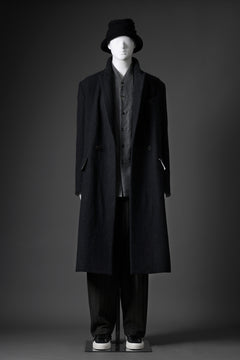 画像をギャラリービューアに読み込む, forme d&#39;expression Double Breasted Long Coat (Dark)