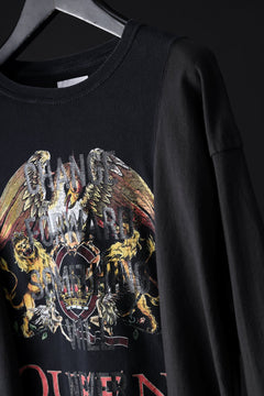 Load image into Gallery viewer, CHANGES exclusive VINTAGE REMAKE L/S TOPS (MULTI BLACK #C)