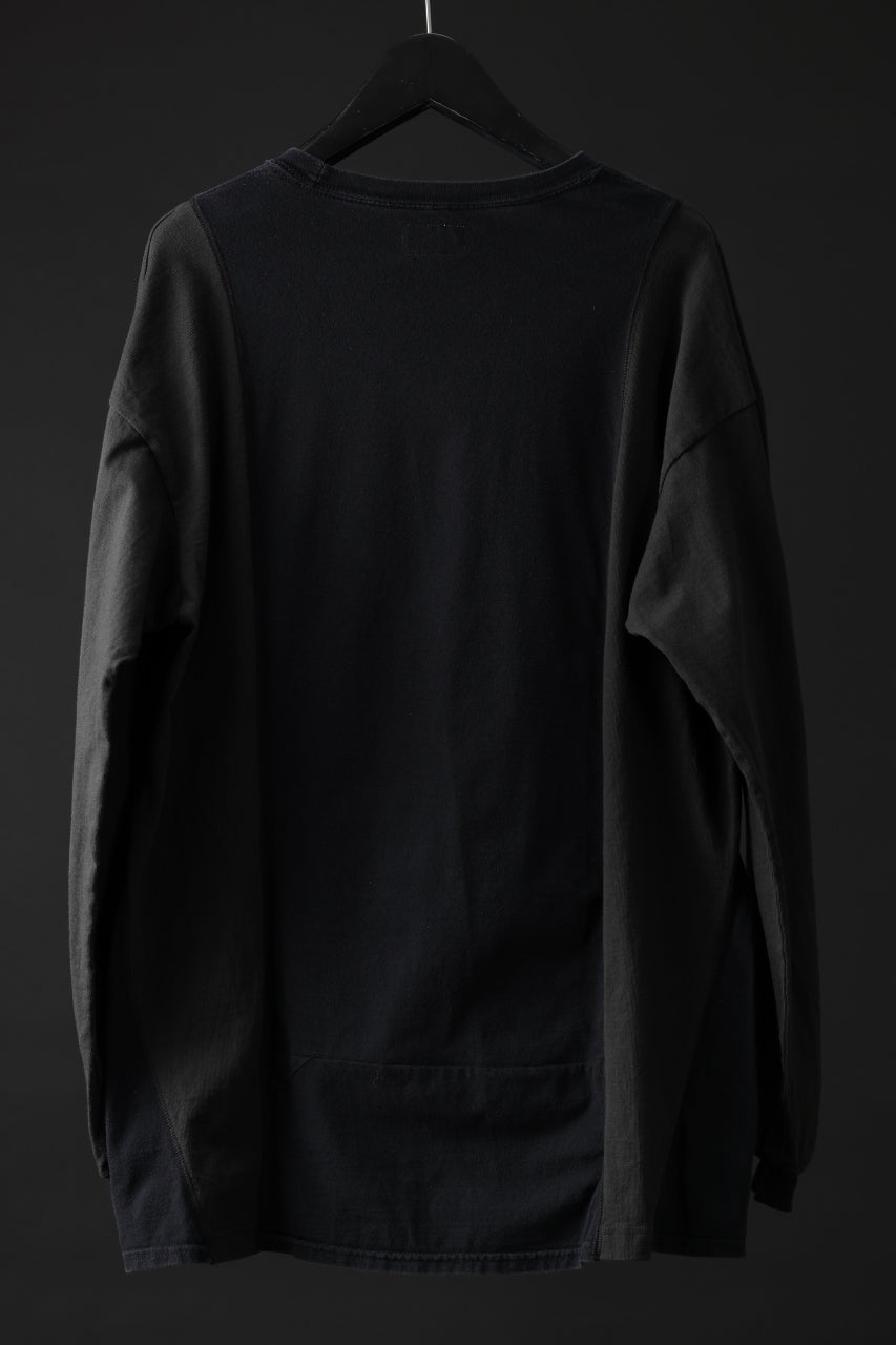 Load image into Gallery viewer, CHANGES exclusive VINTAGE REMAKE L/S TOPS (MULTI BLACK #C)