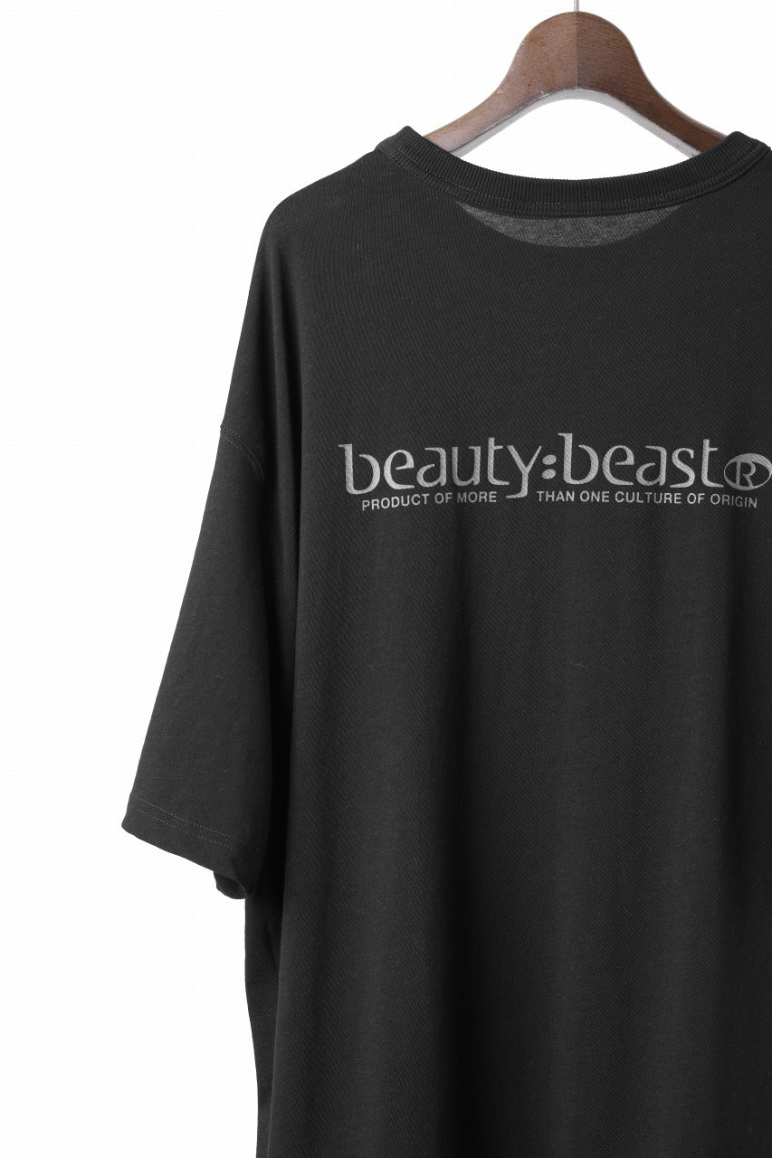 beauty : beast DARK KNIGHT S/S TEE (BLACK)