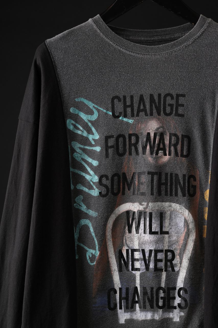 CHANGES exclusive VINTAGE REMAKE L/S TOPS (MULTI BLACK #H)