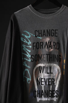 画像をギャラリービューアに読み込む, CHANGES exclusive VINTAGE REMAKE L/S TOPS (MULTI BLACK #H)