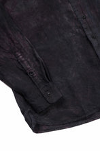 Load image into Gallery viewer, COLINA THE SHIRTS / NATURAL DYED LINEN POPLIN (暗黒染)