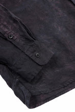 Load image into Gallery viewer, COLINA THE SHIRTS / NATURAL DYED LINEN POPLIN (暗黒染)