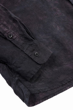 Load image into Gallery viewer, COLINA THE SHIRTS / NATURAL DYED LINEN POPLIN (暗黒染)