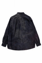 Load image into Gallery viewer, COLINA THE SHIRTS / NATURAL DYED LINEN POPLIN (暗黒染)