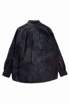 Load image into Gallery viewer, COLINA THE SHIRTS / NATURAL DYED LINEN POPLIN (暗黒染)
