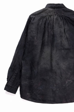 Load image into Gallery viewer, COLINA THE SHIRTS / NATURAL DYED LINEN POPLIN (暗黒染)