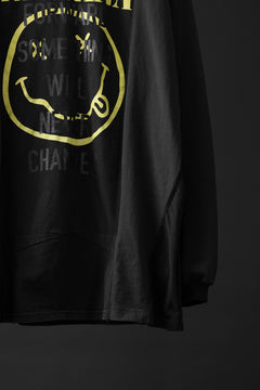 画像をギャラリービューアに読み込む, CHANGES exclusive VINTAGE REMAKE L/S TOPS (MULTI BLACK #J)