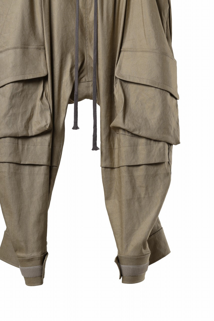 A.F ARTEFACT CARGO JOHDPURS / STRETCH LINEN (BEIGE)