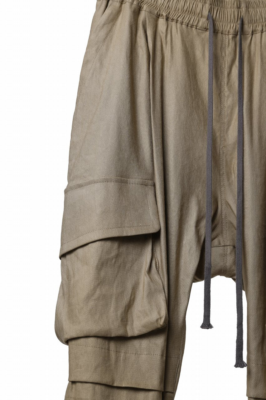 A.F ARTEFACT CARGO JOHDPURS / STRETCH LINEN (BEIGE)