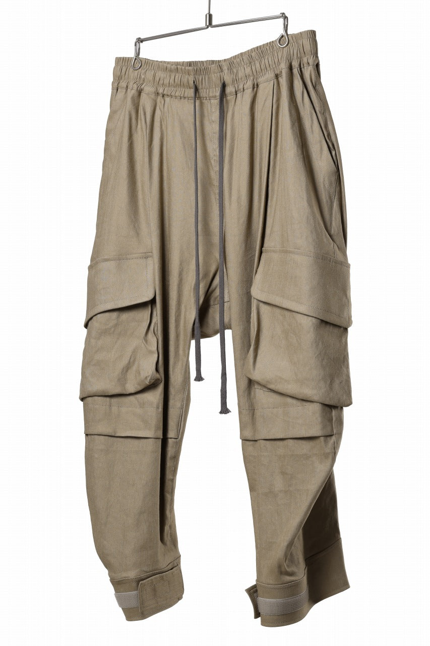 A.F ARTEFACT CARGO JOHDPURS / STRETCH LINEN (BEIGE)