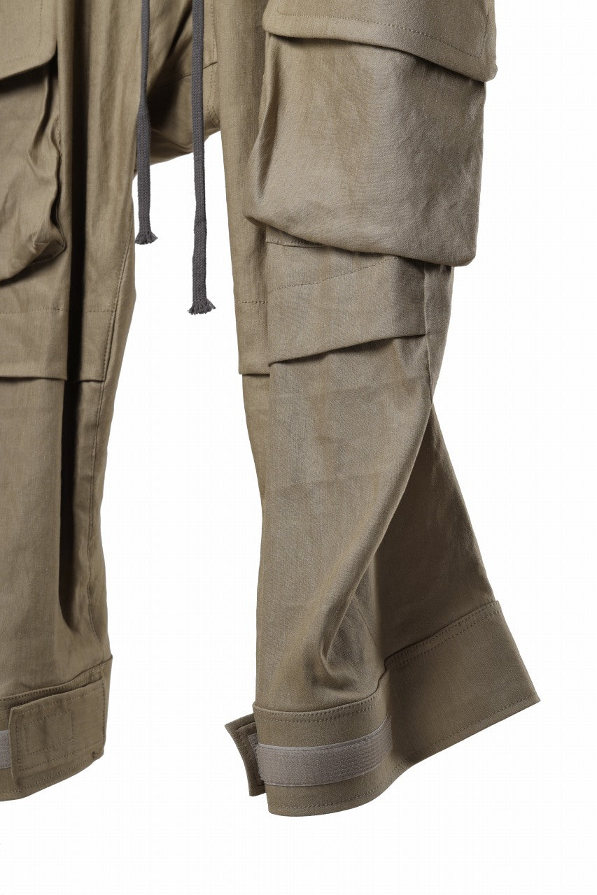 A.F ARTEFACT CARGO JOHDPURS / STRETCH LINEN (BEIGE)